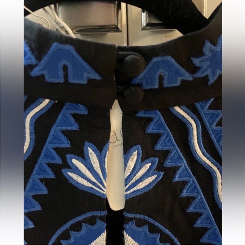 Johnny was by jade blue embroidered stephy midi dress - new with tags sz 2 - Picture 9 of 10